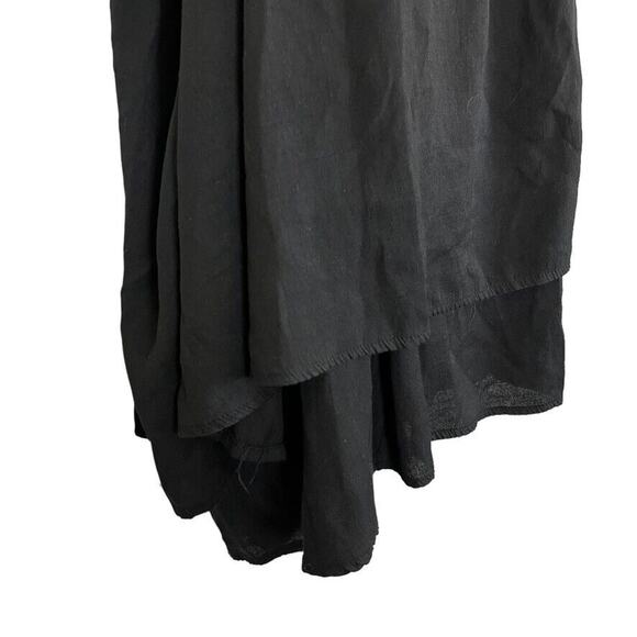 Hayden Womens Ruffle Sleeveless Black Tank Top Shirt Whimsigoth Fairy 3XL 3X - Picture 4 of 16